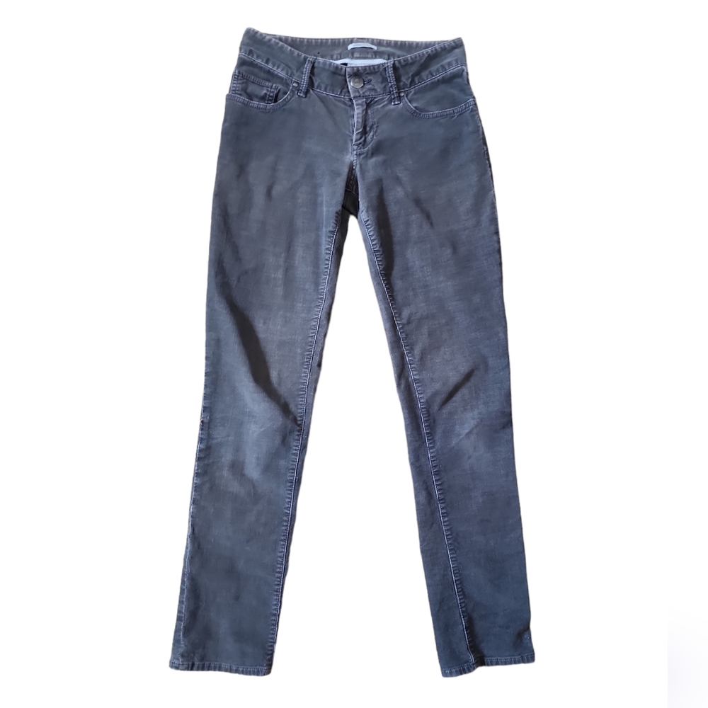 Banana Republic Grey Corduroy Size 2 Straight Leg Pant